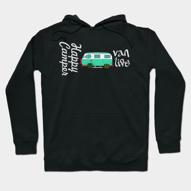 Happy Camper van life Hoodie by jaml-12